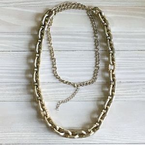 Gold Chain Link Necklace
